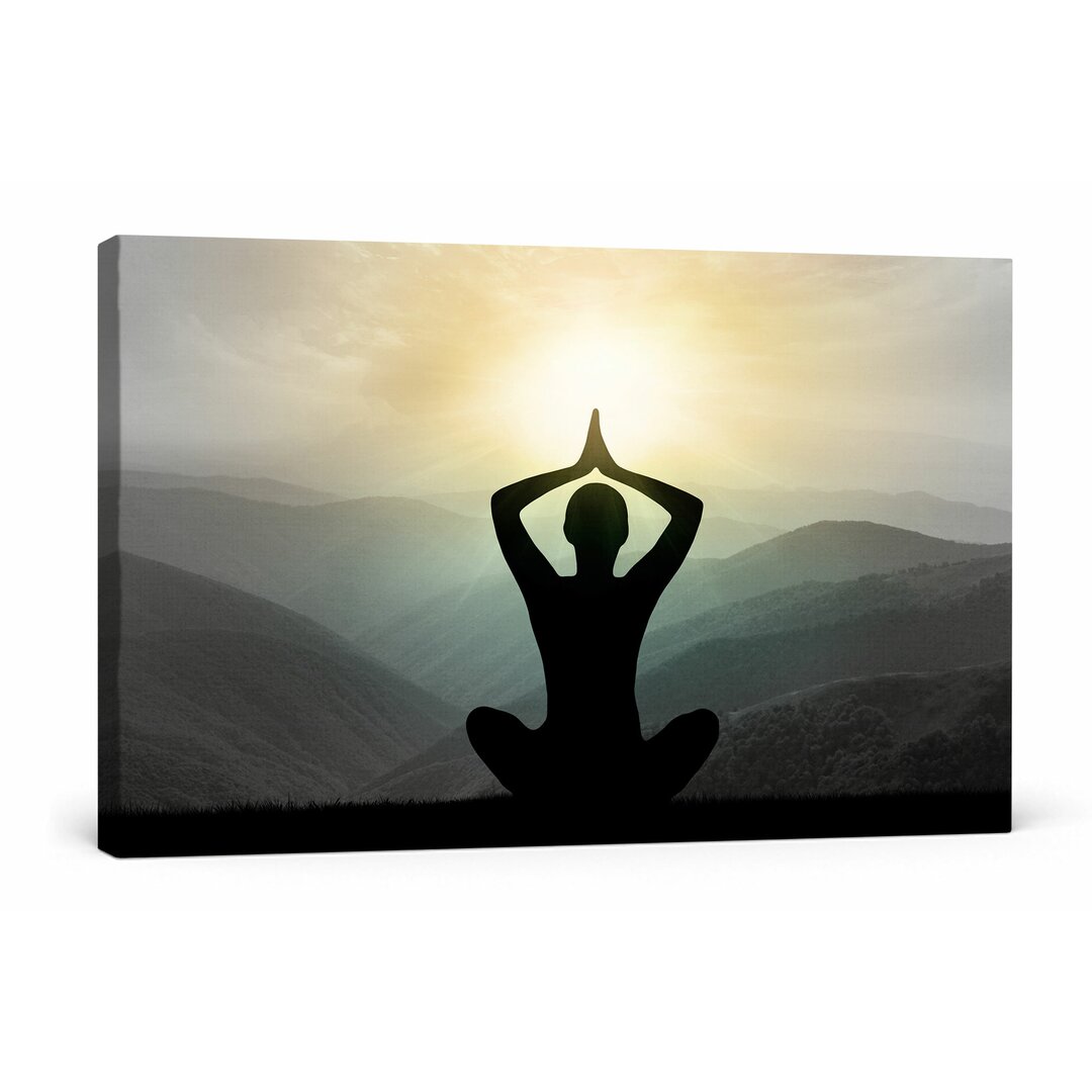 Leinwandbild Yoga und Meditation