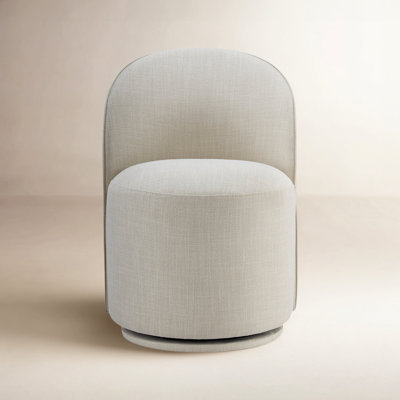 Sharlene Swivel Leather Side Chair