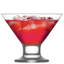 Verre, 5,5 oz sans pied Martini