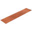 Tapis de couloir orange en laine noué à la main de conception unique 2 pi 7 po x 11 pi 10 po Hayner