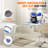Sliding Tub Transfer Bench Shower Chair With 360 Degree Swivel Seat 400LBS