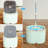 Mop Bucket with Wringer, Separate Dirty and Clean Water-72291945