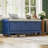 Entryway stool with storage cabinet with cushion and three drawers-145613644