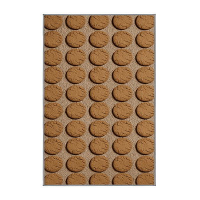  Washable Gingersnaps Desserts Area Rug
