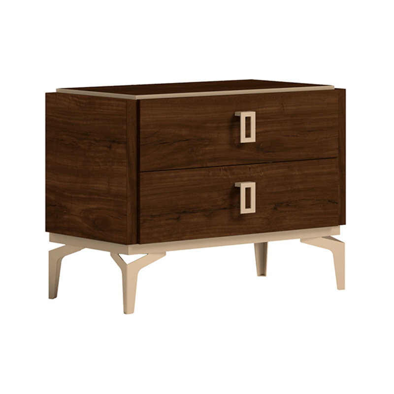 Aurelio Walnut Accent Nightstand