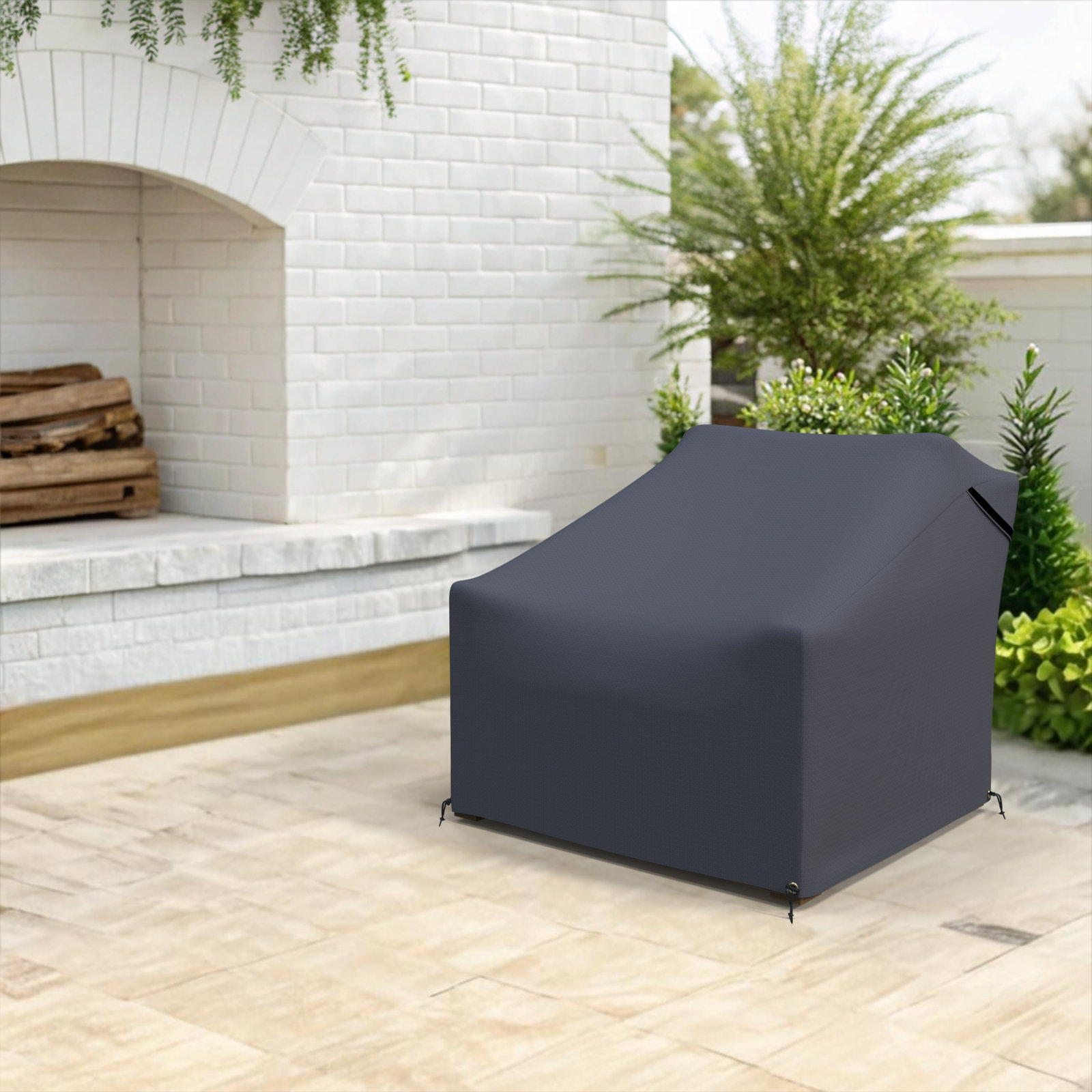 Melrose Teak Outdoor Lounge Chair Cover