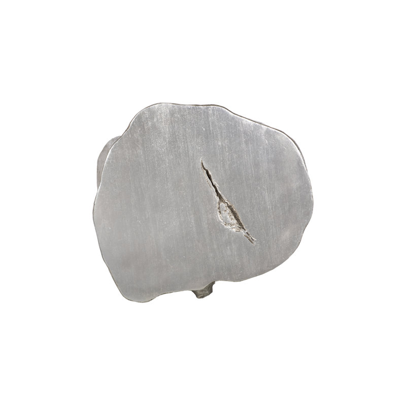 Log Stool, Silver Leaf