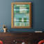 Motif bleu sarcelle I - reproduction d'art sur toile-1471573264