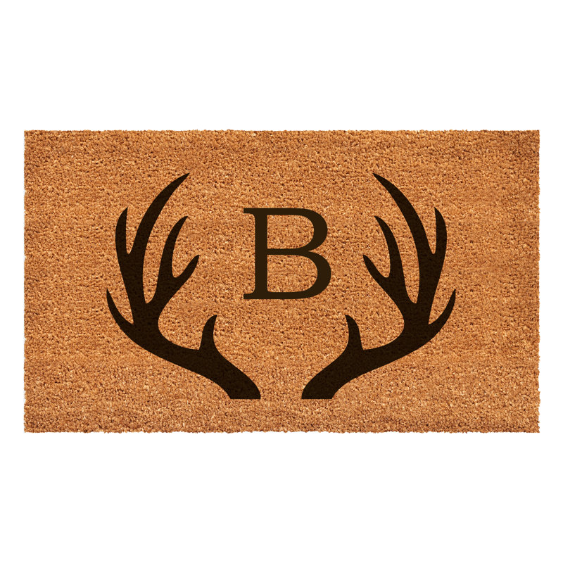 Karyle Personalizable Non-Slip Outdoor Doormat, 36" W x 72" L, M