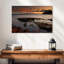 Kerrick, Maine, ciel coucher de soleil orange-108135340