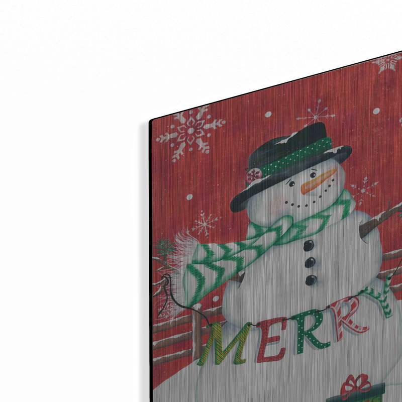 «Hope Snowman» par Lisa Kennedy, H 16 po x l 12 po