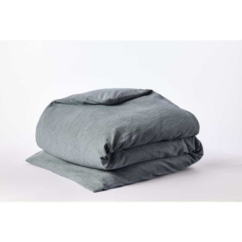 Toro Canyon Organic Duvet Cover, King/Cal King Duvet Cover, Marine