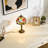 Vintage Tiffany Stained Glass Table Lamp (Bulb Include)