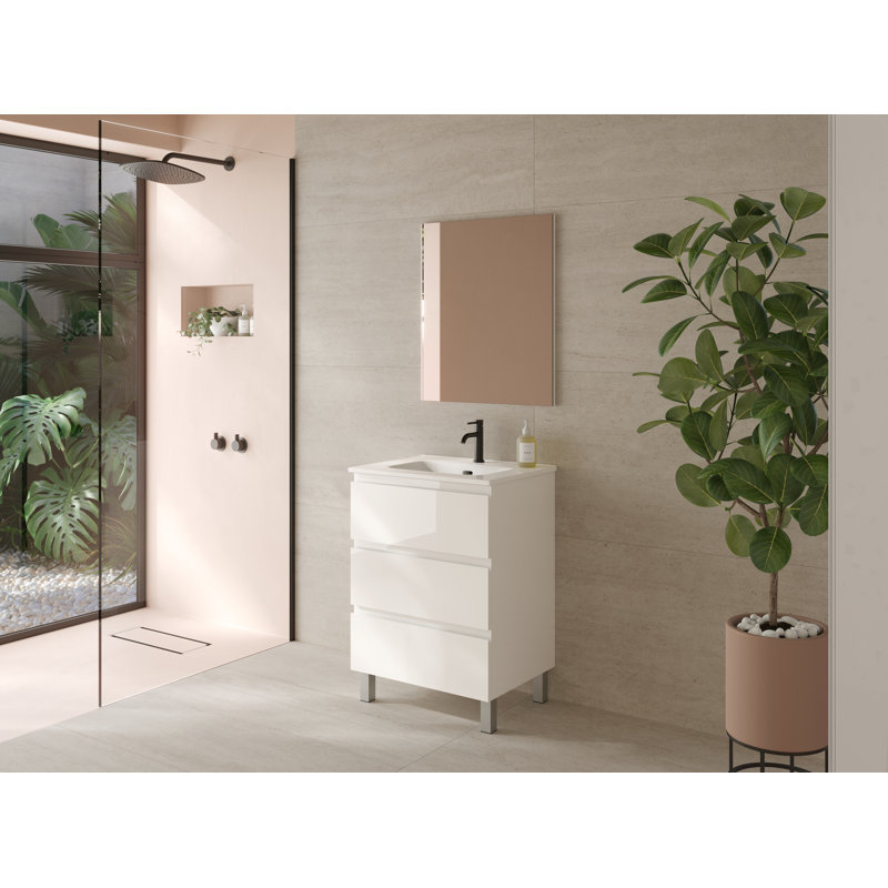 Bathroom Vanity Cabinet COSTA Collection by DAX, White