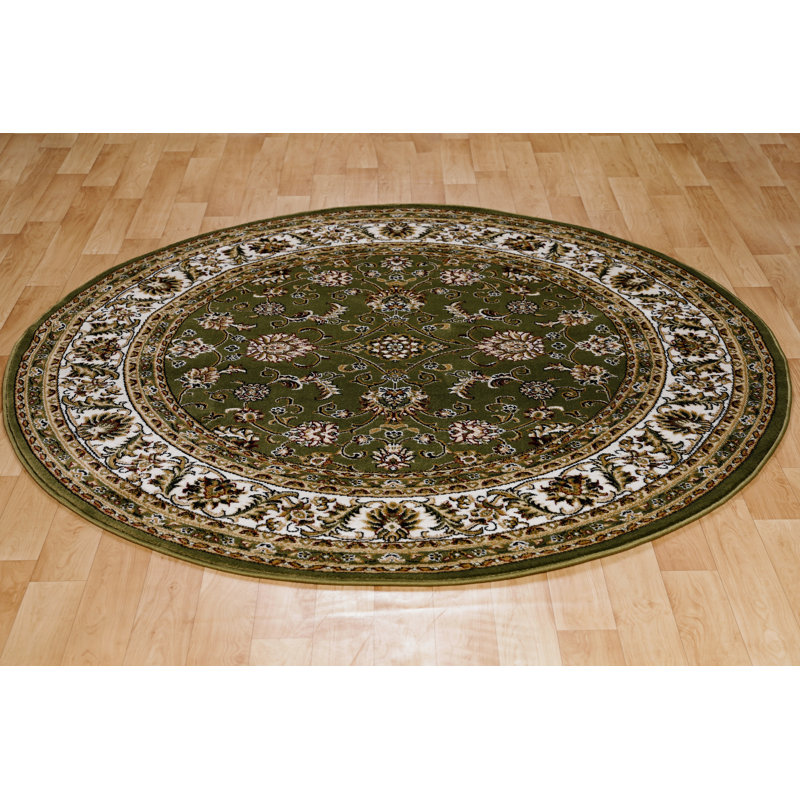 Leatri Oriental Indoor Rug, Round 5'3"