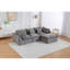 Canapé d'angle Cloud surdimensionné, canapé modulaire en tissu de 260 cm (102,3 pouces), style moderne pour la maison-651636856
