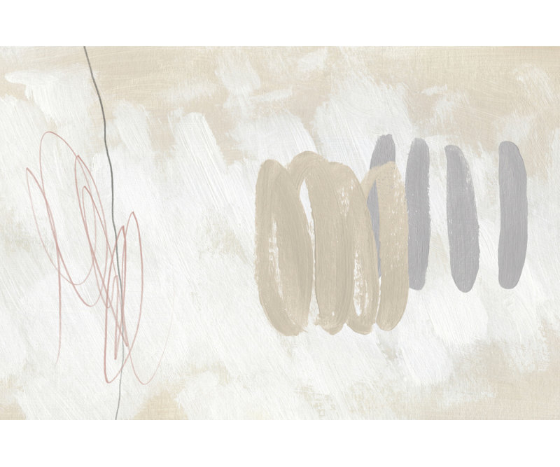 Nothingisevertrulyfinished by Treechild — Abstract Wall Art, 60 × 40, Wrapped Canvas, Gold/Tan/Black/Brown/White