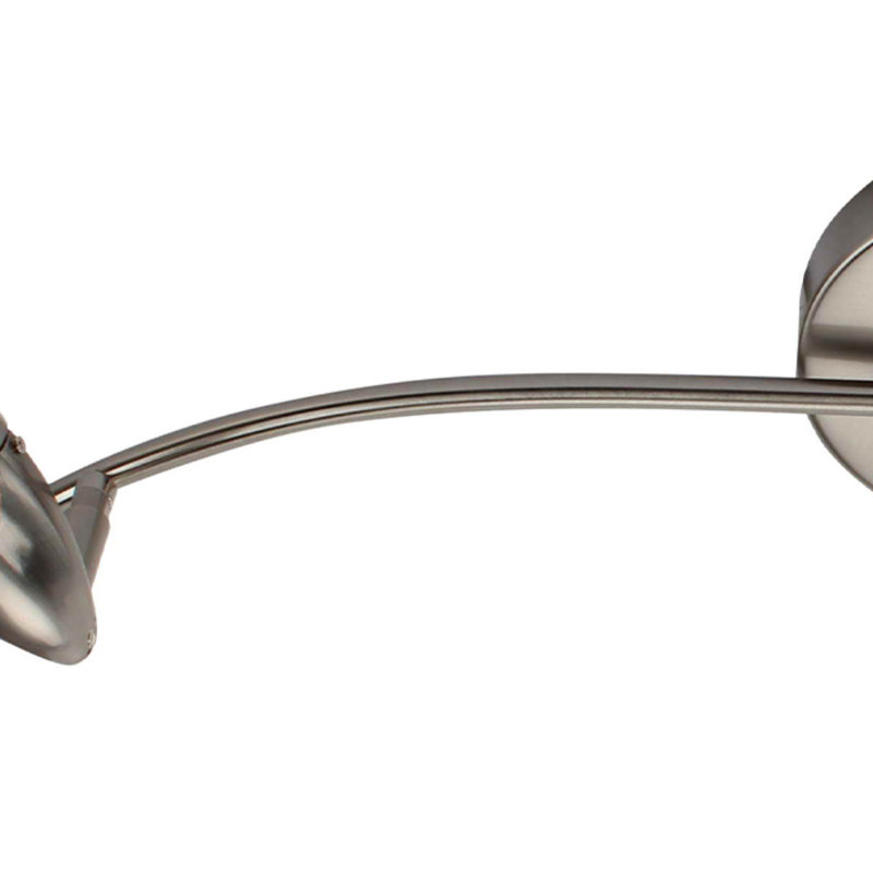 Brushed Nickel 3-Light LED Flush Mount Ceiling Fixture