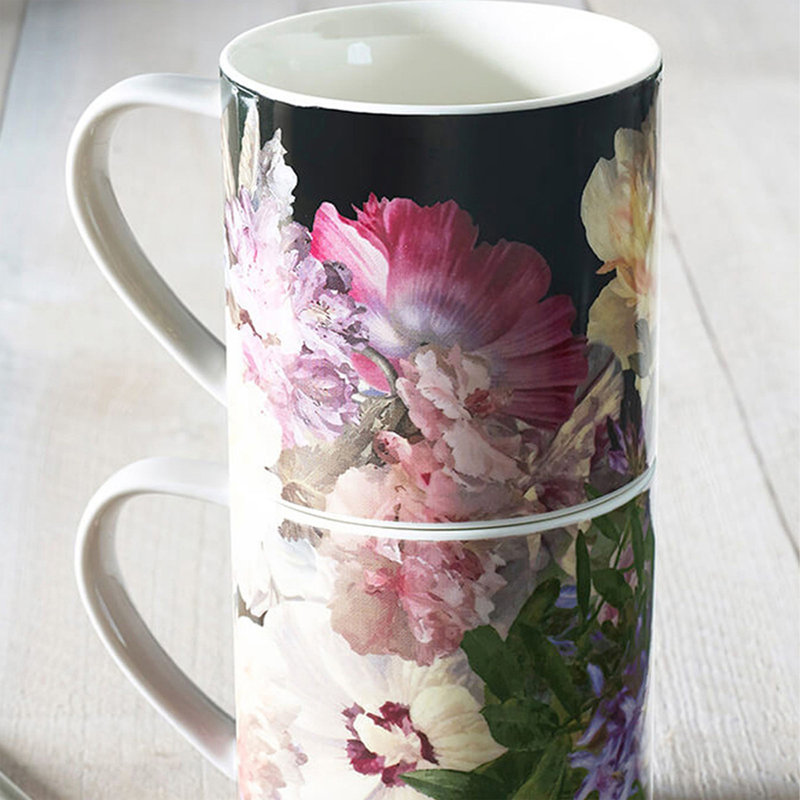 Bone China Latte Mug