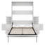 Lit escamotable avec canapé attaché et armoires de rangement-1099624703