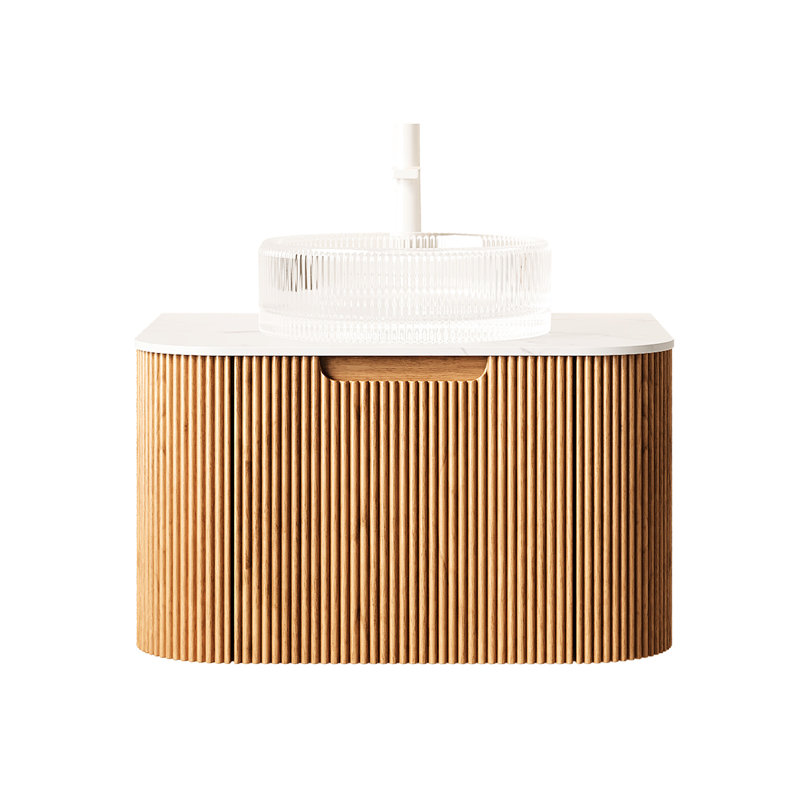 Perrie Wall Mounted Wall Mounted Single Double With Glass Top