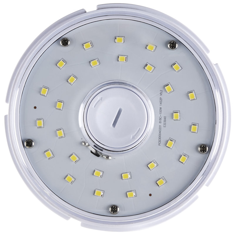 100 watts, ampoule DEL Corncob, intensité non variable, base EX39 / bosses, 5 000 K