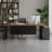 Tan+Black Rectangular Solid Wood+Iron desks-108304540-108304539