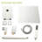 Ceiling Mount Shower In Brushed Nickel: Waterfall Spout, 16" Rainfall Head, Handheld With Number Of Spray Patterns 1 System Shower, Head Easy Clean-118625419