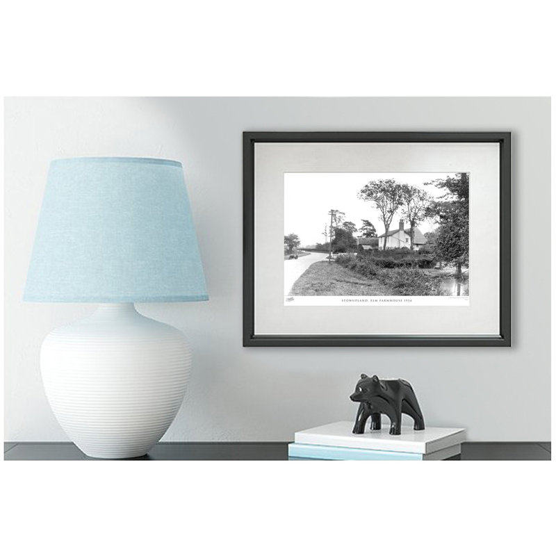 Stowupland, Elm Farmhouse 1934 by Francis Frith - Single Picture Frame Print, 40cm H x 50cm W x 2.3cm D