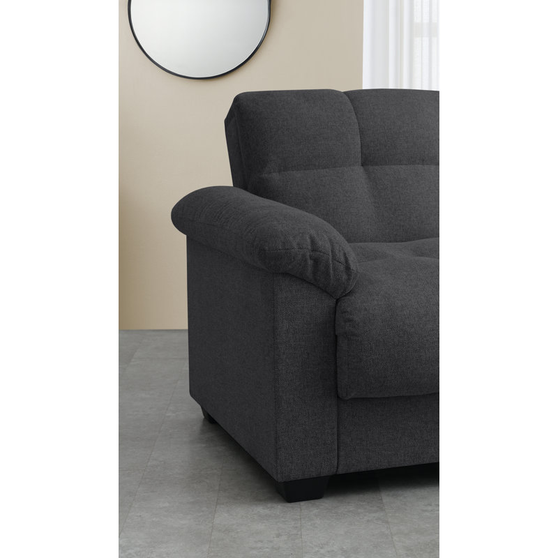 Royka 2 - Piece Living Room Set, Dark Grey