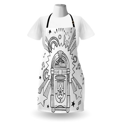 No Pattern Bib Apron