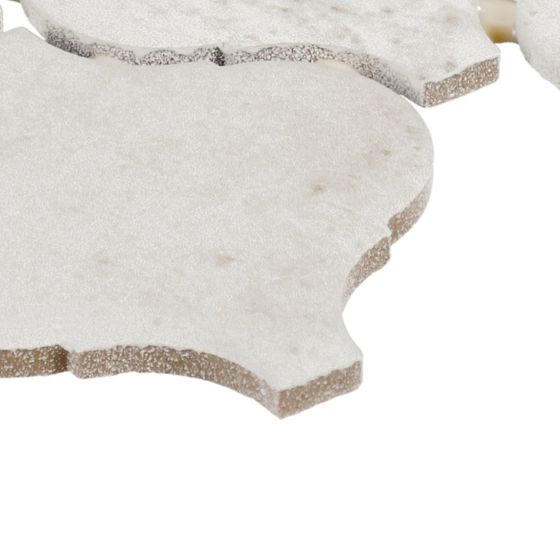 Itona 3" x 3" Ceramic Arabesque Mosaic in Matte (10 PC per Carton) (7.40 SQFT per Carton), Majestic