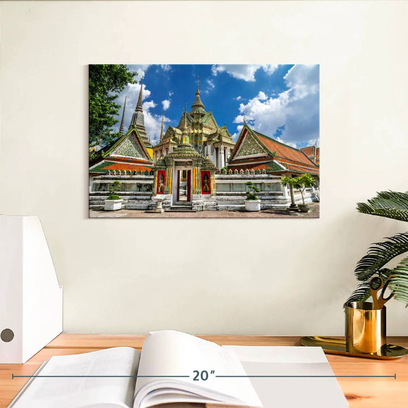 Wat Pho Temple, 8" H x 12" W