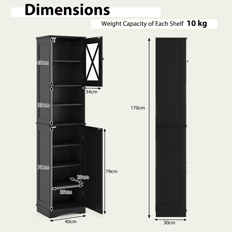 Freestanding Linen Cabinet