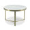 Satin Brass Marble Coffee Table