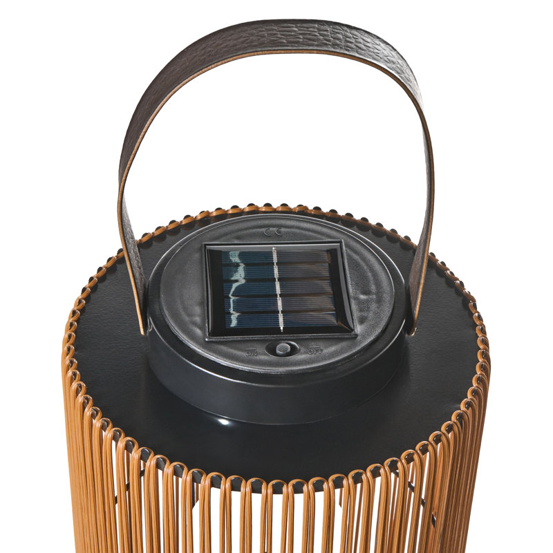 MACHILI 53cm Integrated LED Outdoor Lantern, Brown