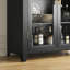 Freestanding Arch Display Cabinet with 3-Color Light Modes and Motion Sensor-327541898