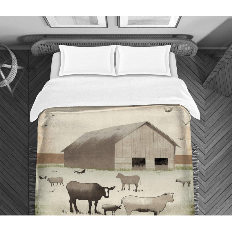 Farasha Animal Farm Bedding, Queen Comforter