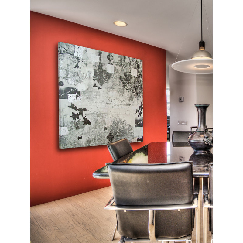 Peripheral Syncop by Tracy Silva Barbosa - Wrapped Canvas Painting, 46 cm H x 46 cm W