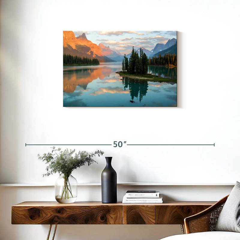Alvord Maligne Lake Spirit Island, H 20 po x l 30 po
