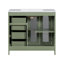 Meuble-lavabo de 36 pouces avec tablettes réglables-108801176