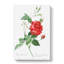 Blood-Red Bengal Rose by Pierre-Joseph Redoute - Wrapped Canvas-55371502