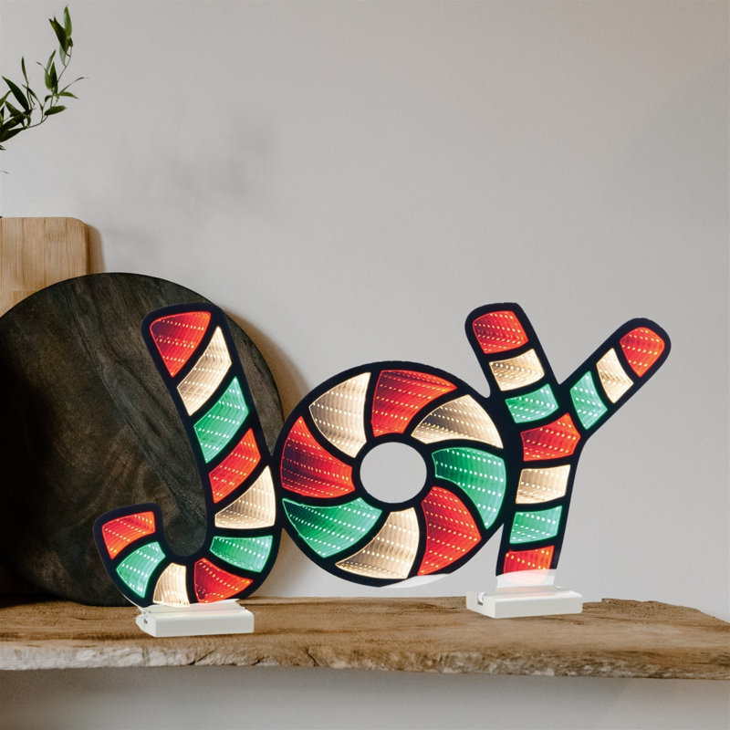 "Joy" Holiday Ekkolight 15.74"L
