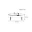Table basse moderne en pierre micro-cristalline