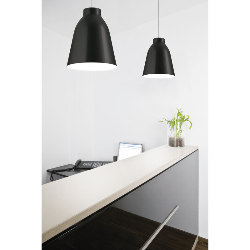 Mahendra 1 - Light Bell Pendant, Black, Black