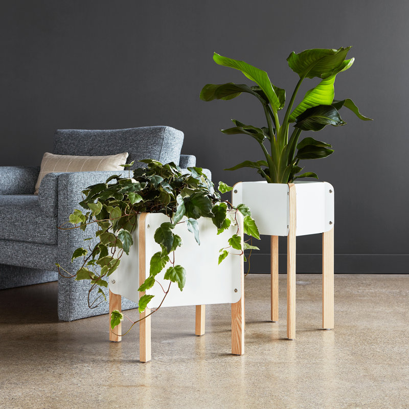 Atrium Planter, White