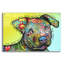 Art mural en verre acrylique, "Sully avec mots" par Dean Russo Studios-205157516