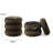 Modern Round Velvet Side Table,Upholstered Nightstand-387178449