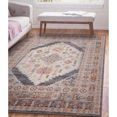 Massey Fiza Machine Woven Beige Rug
