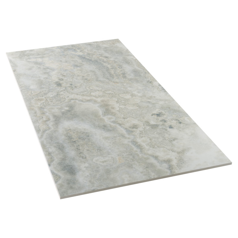 Carreau de porcelaine singulier l 23,7 po x L 47,25 po Splendor, Beige